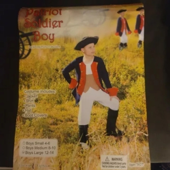 Patriot Soldier Military Civil War Historical Costume. See Description - Picture 1 of 7